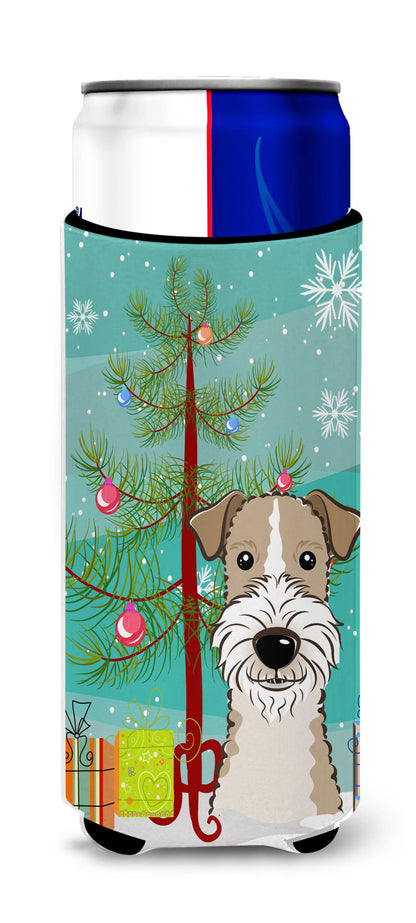 Christmas Tree and Dog Ultra Hugger for slim cans