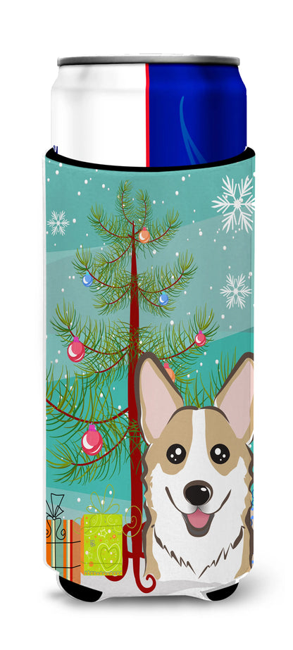 Christmas Tree and Dog Ultra Hugger for slim cans