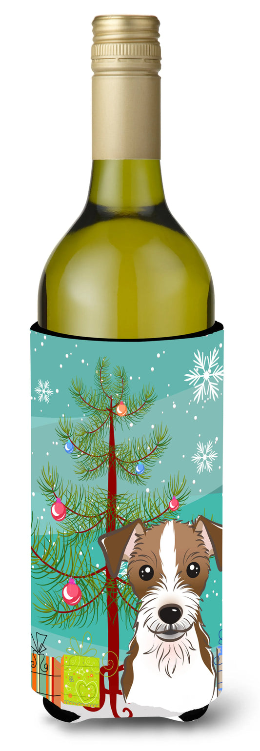 Christmas Tree and Dog Wine Bottle Hugger