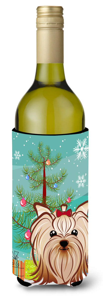 Christmas Tree and Dog Wine Bottle Hugger