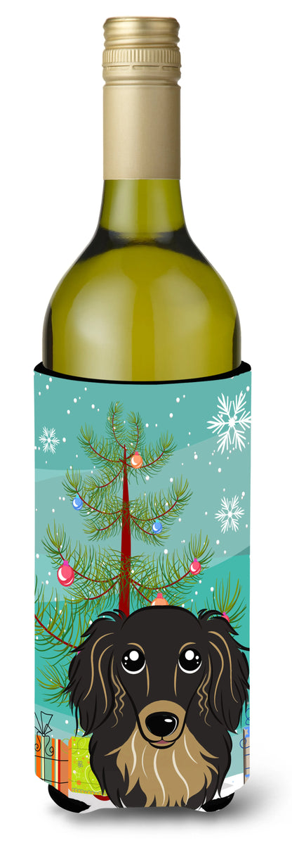 Christmas Tree and Dog Wine Bottle Hugger