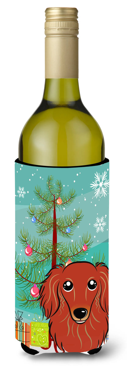 Christmas Tree and Dog Wine Bottle Hugger