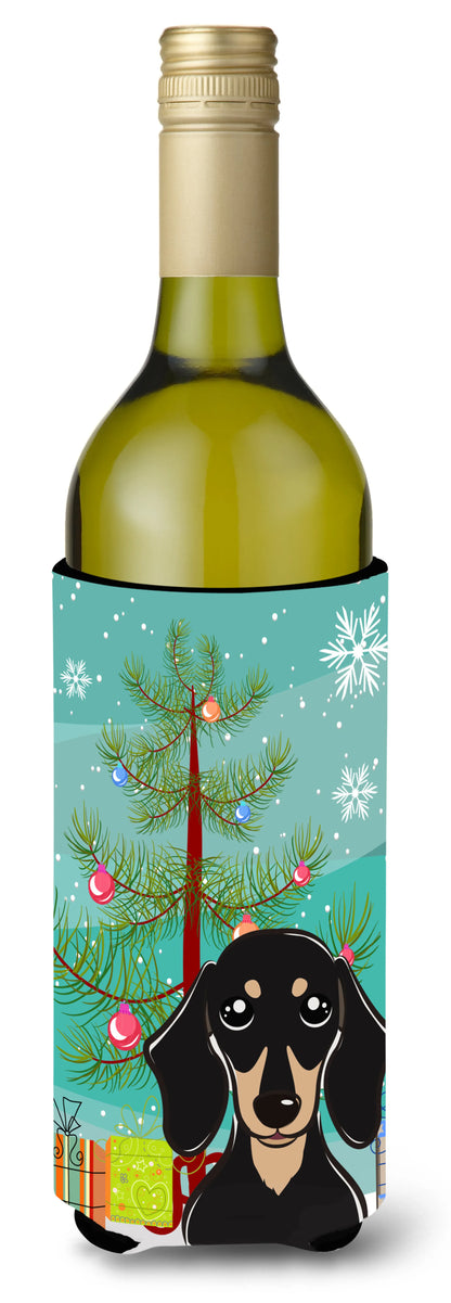 Christmas Tree and Dog Wine Bottle Hugger