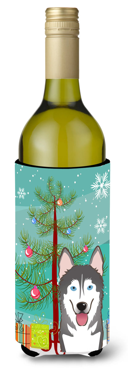 Christmas Tree and Dog Wine Bottle Hugger