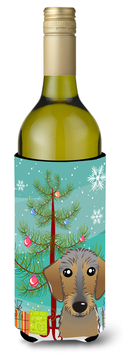 Christmas Tree and Dog Wine Bottle Hugger