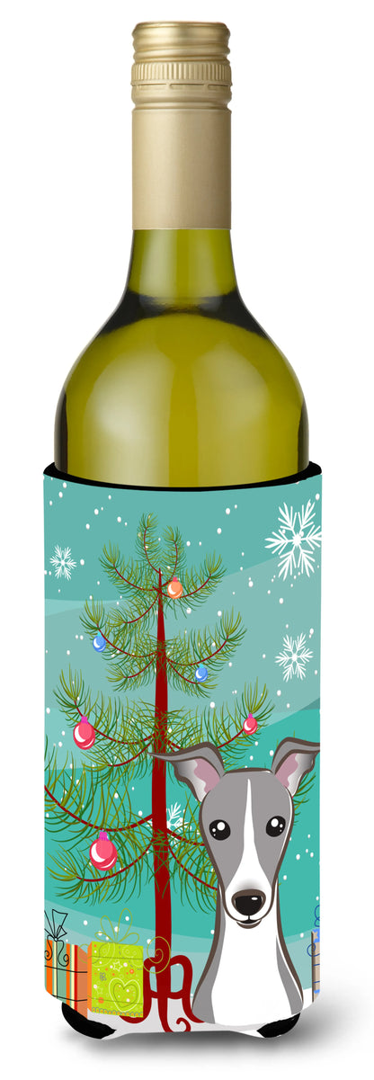 Christmas Tree and Dog Wine Bottle Hugger