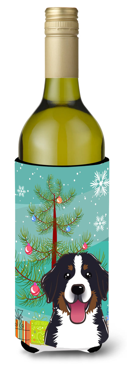 Christmas Tree and Dog Wine Bottle Hugger