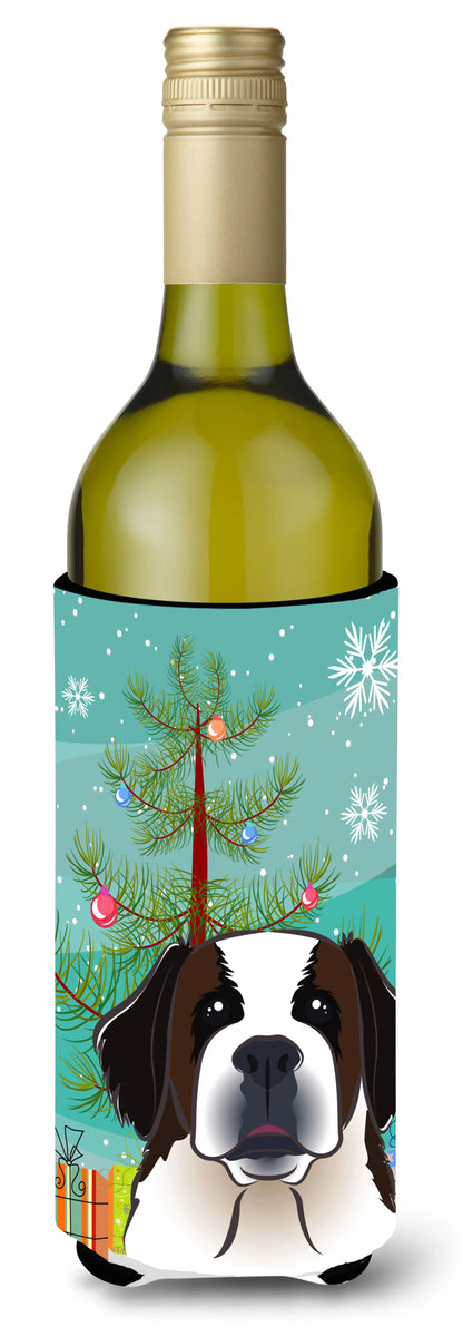 Christmas Tree and Dog Wine Bottle Hugger