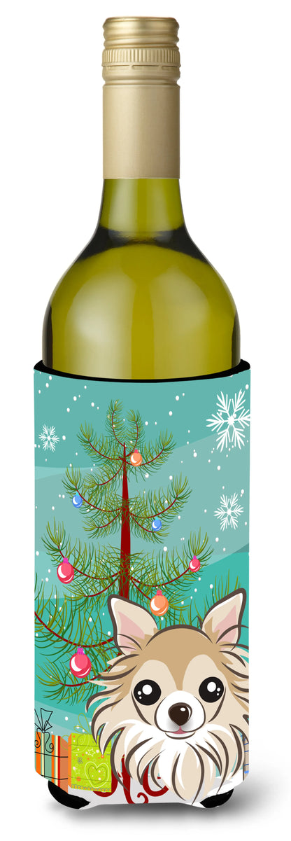 Christmas Tree and Dog Wine Bottle Hugger