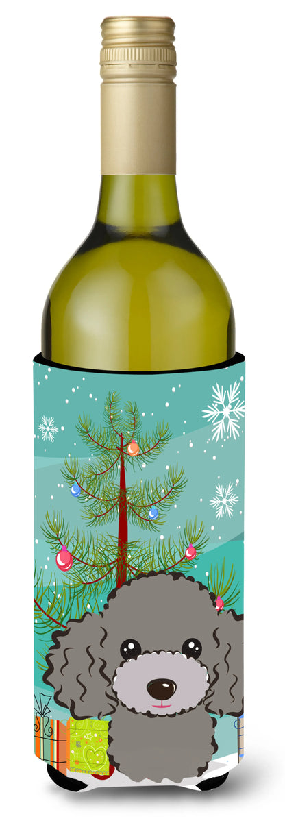 Christmas Tree and Dog Wine Bottle Hugger