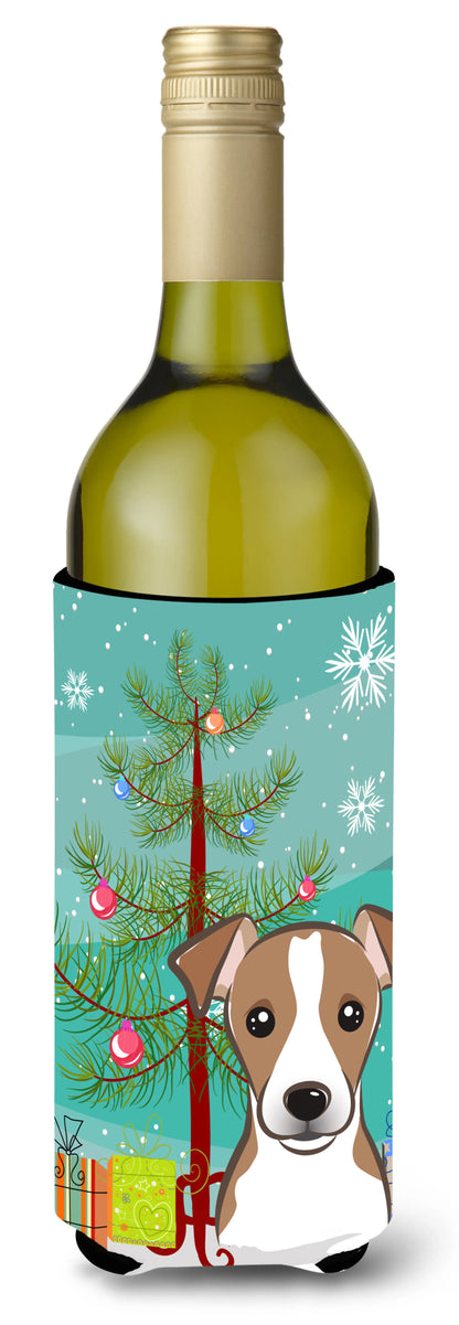 Christmas Tree and Dog Wine Bottle Hugger