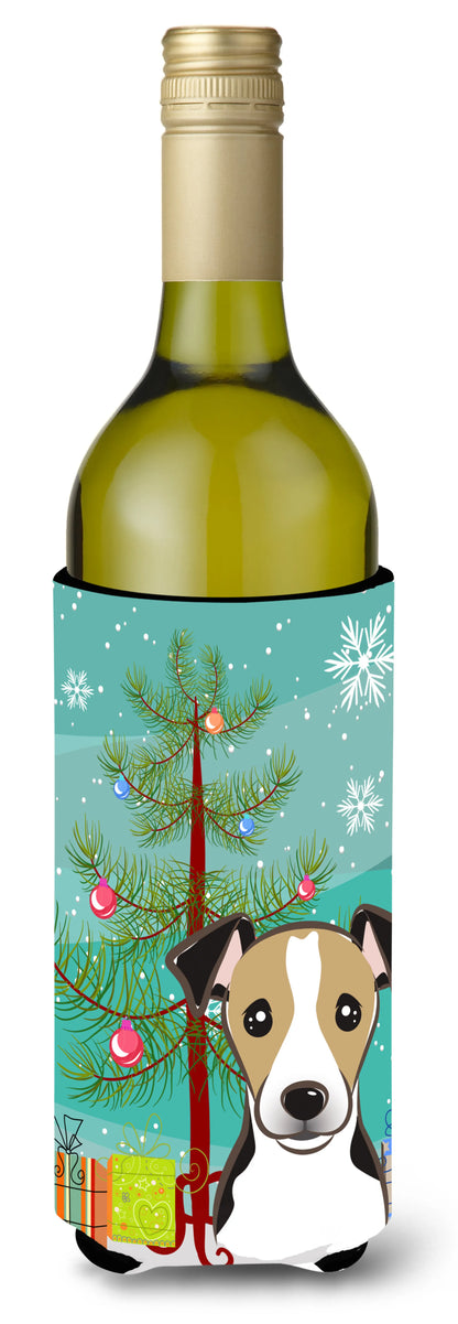 Christmas Tree and Dog Wine Bottle Hugger