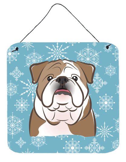 Snowflake Design with Dog Art Wall or Door Hanging Prints