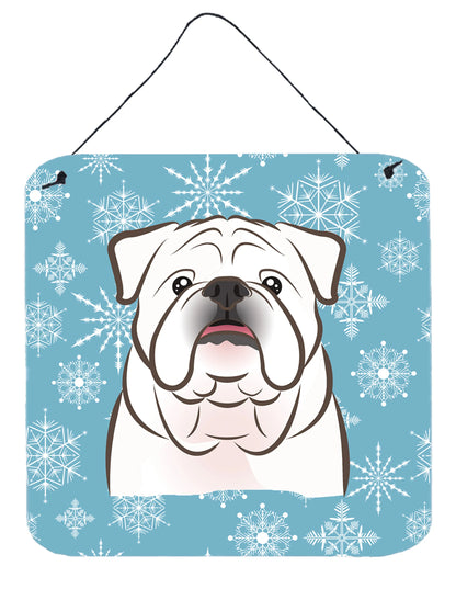 Snowflake Design with Dog Art Wall or Door Hanging Prints