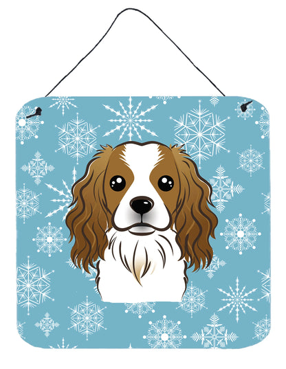 Snowflake Design with Dog Art Wall or Door Hanging Prints