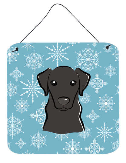 Snowflake Design with Dog Art Wall or Door Hanging Prints