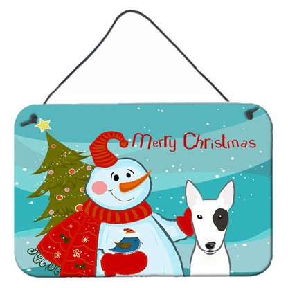 Snowman with Dog Art Wall or Door Hanging Prints