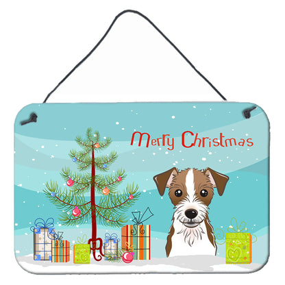 Christmas Tree and Dog Art Wall or Door Hanging Prints