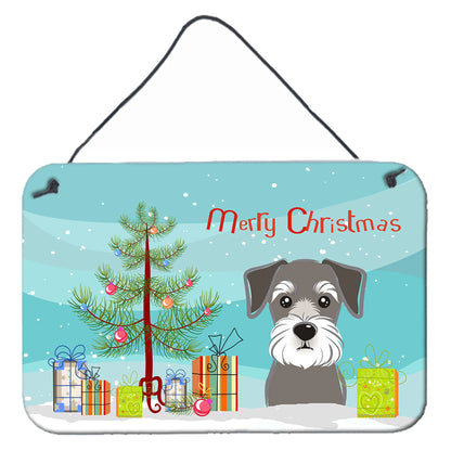 Christmas Tree and Dog Art Wall or Door Hanging Prints