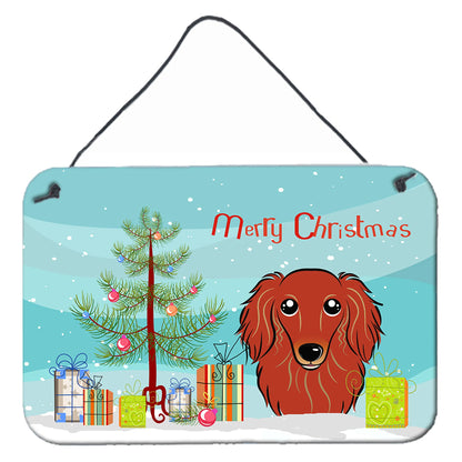 Christmas Tree and Dog Art Wall or Door Hanging Prints