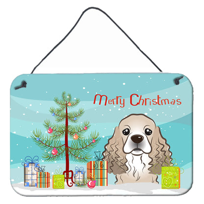 Christmas Tree and Dog Art Wall or Door Hanging Prints