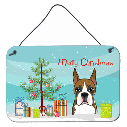 Christmas Tree and Dog Art Wall or Door Hanging Prints