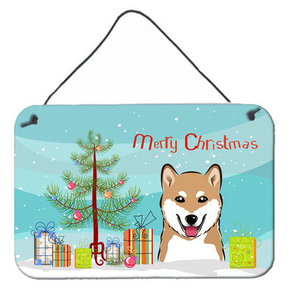 Christmas Tree and Dog Art Wall or Door Hanging Prints