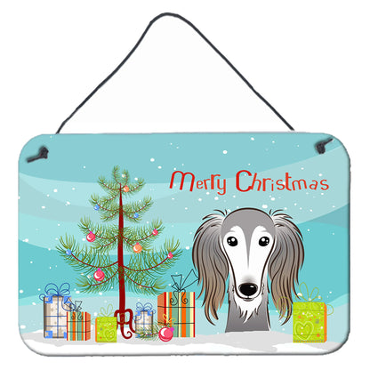 Christmas Tree and Dog Art Wall or Door Hanging Prints