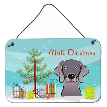 Christmas Tree and Dog Art Wall or Door Hanging Prints