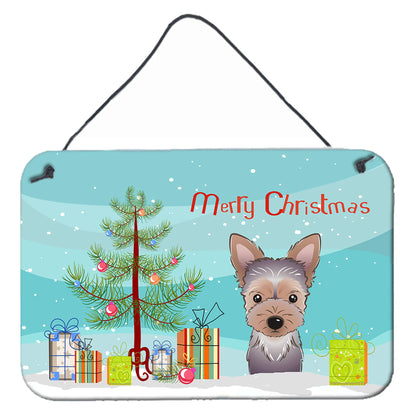 Christmas Tree and Dog Art Wall or Door Hanging Prints