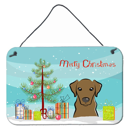 Christmas Tree and Dog Art Wall or Door Hanging Prints