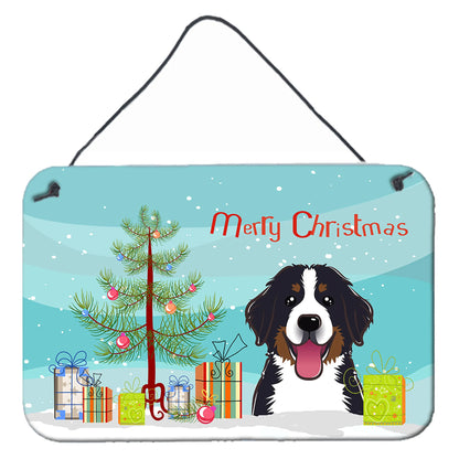 Christmas Tree and Dog Art Wall or Door Hanging Prints