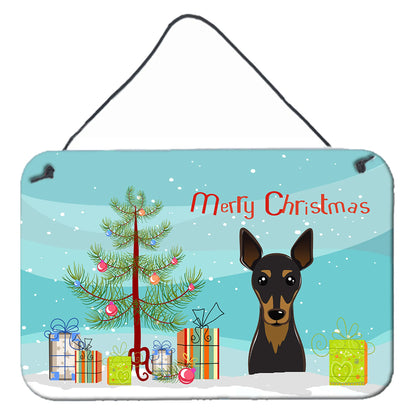 Christmas Tree and Dog Art Wall or Door Hanging Prints