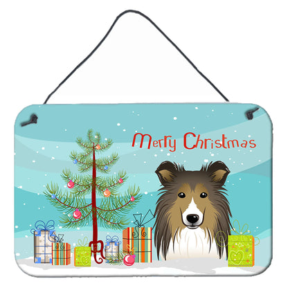 Christmas Tree and Dog Art Wall or Door Hanging Prints