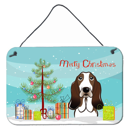 Christmas Tree and Dog Art Wall or Door Hanging Prints