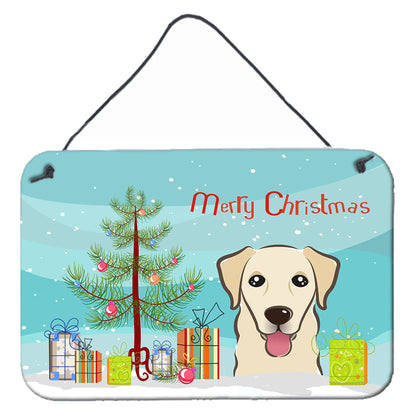 Christmas Tree and Dog Art Wall or Door Hanging Prints