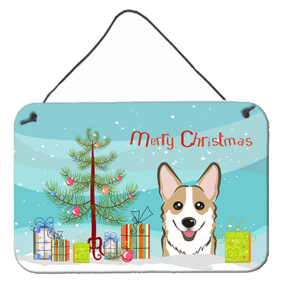 Christmas Tree and Dog Art Wall or Door Hanging Prints