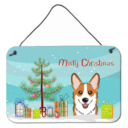 Christmas Tree and Dog Art Wall or Door Hanging Prints