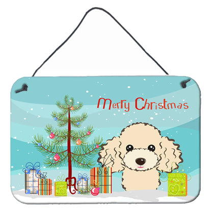 Christmas Tree and Dog Art Wall or Door Hanging Prints