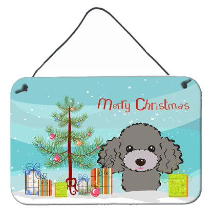 Christmas Tree and Dog Art Wall or Door Hanging Prints