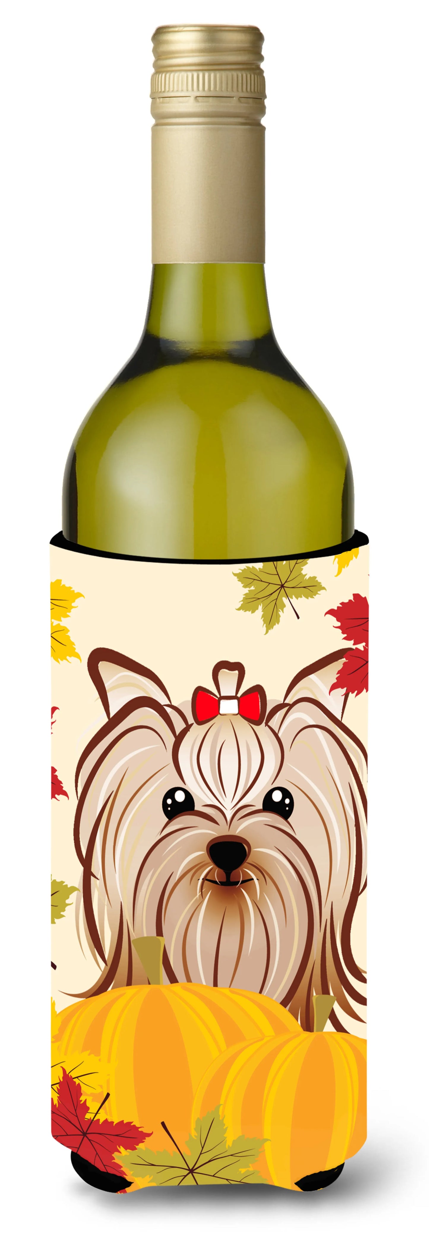 Thanksgiving Dog Design Wine Bottle Hugger