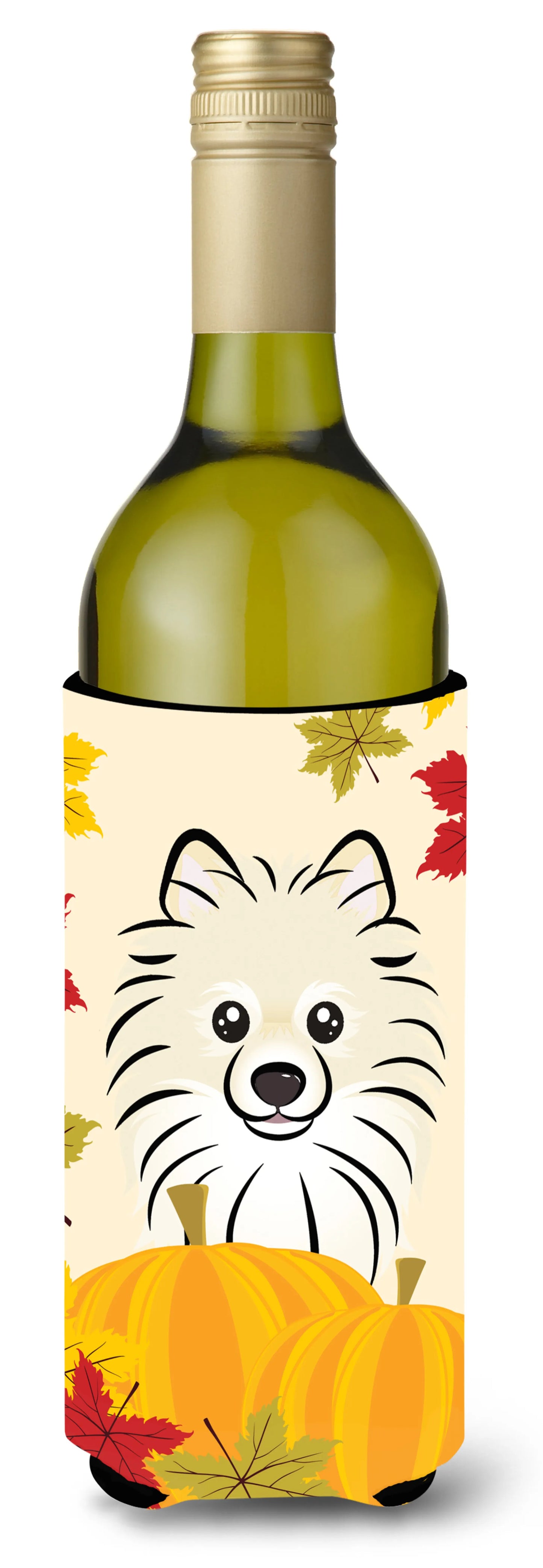 Thanksgiving Dog Design Wine Bottle Hugger