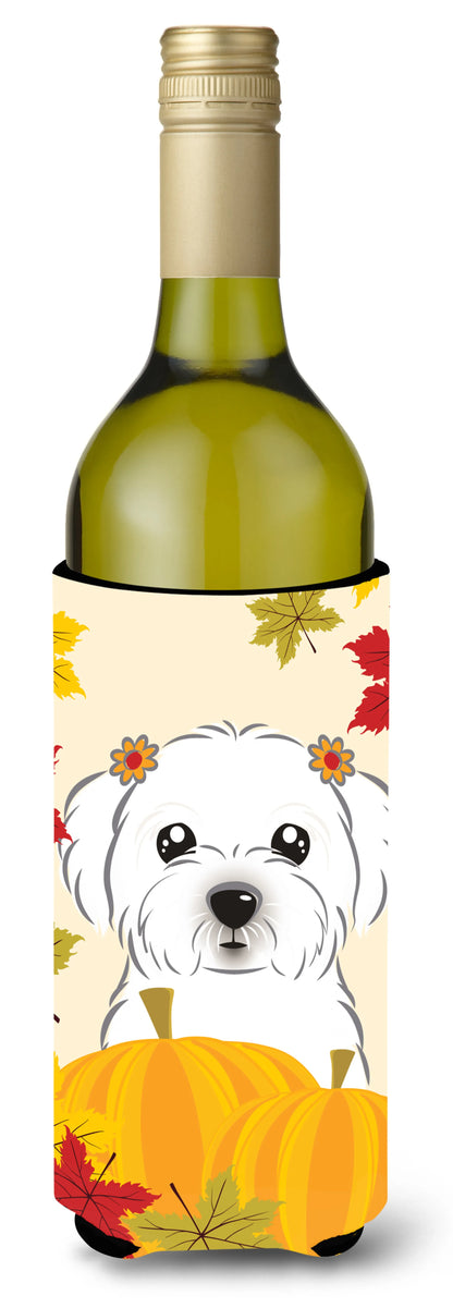 Thanksgiving Dog Design Wine Bottle Hugger