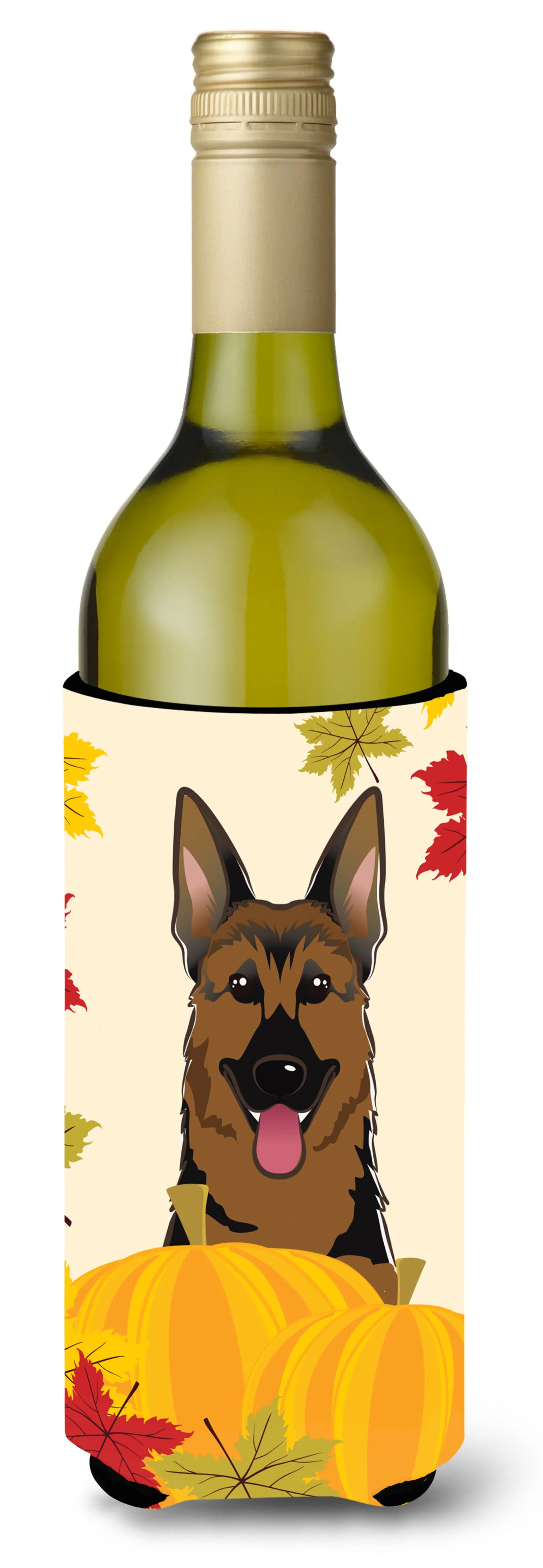 Thanksgiving Dog Design Wine Bottle Hugger