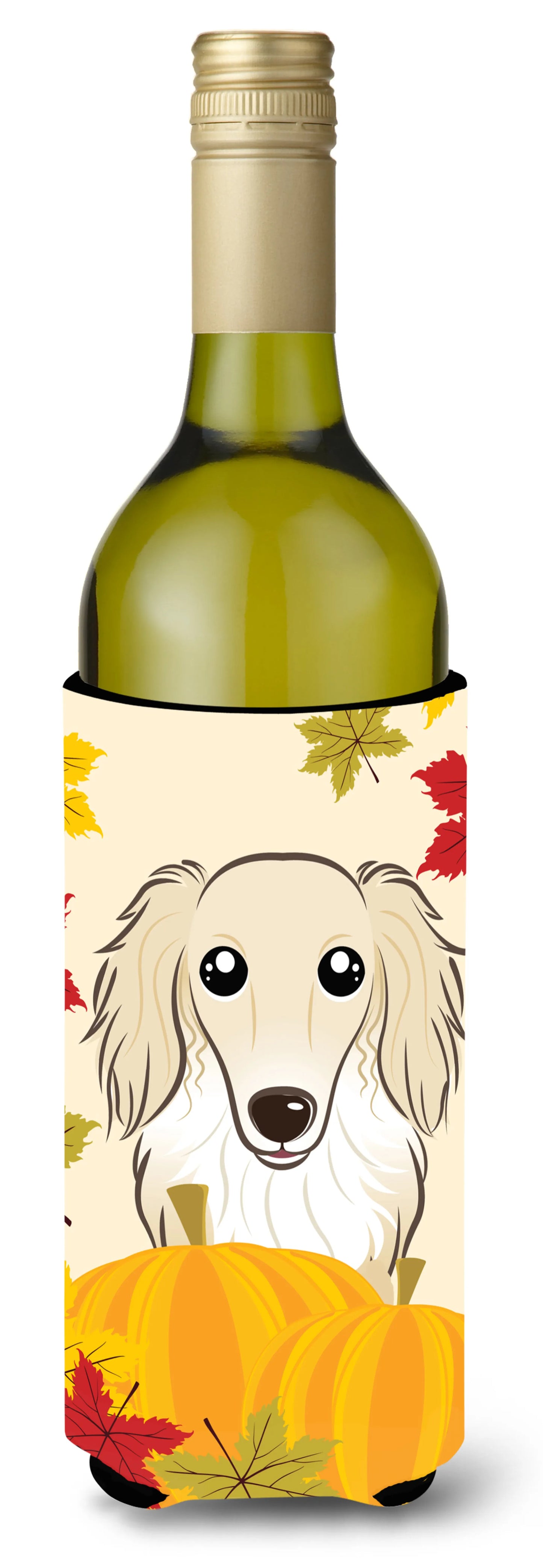 Thanksgiving Dog Design Wine Bottle Hugger