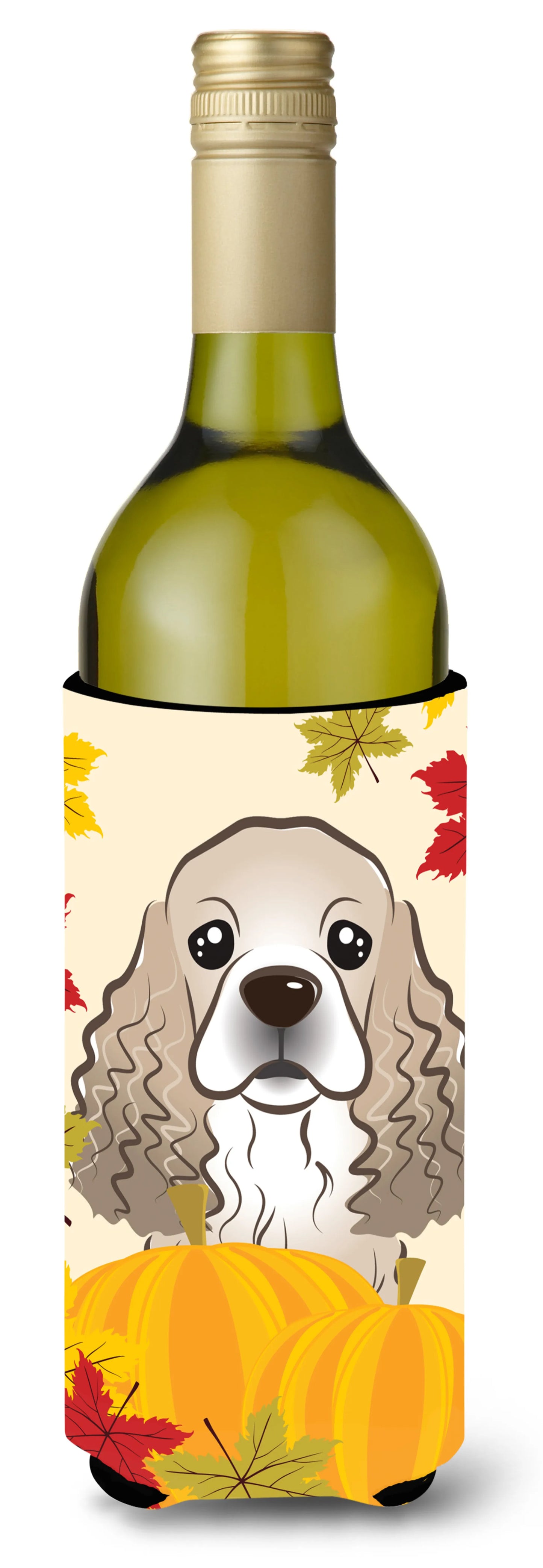 Thanksgiving Dog Design Wine Bottle Hugger