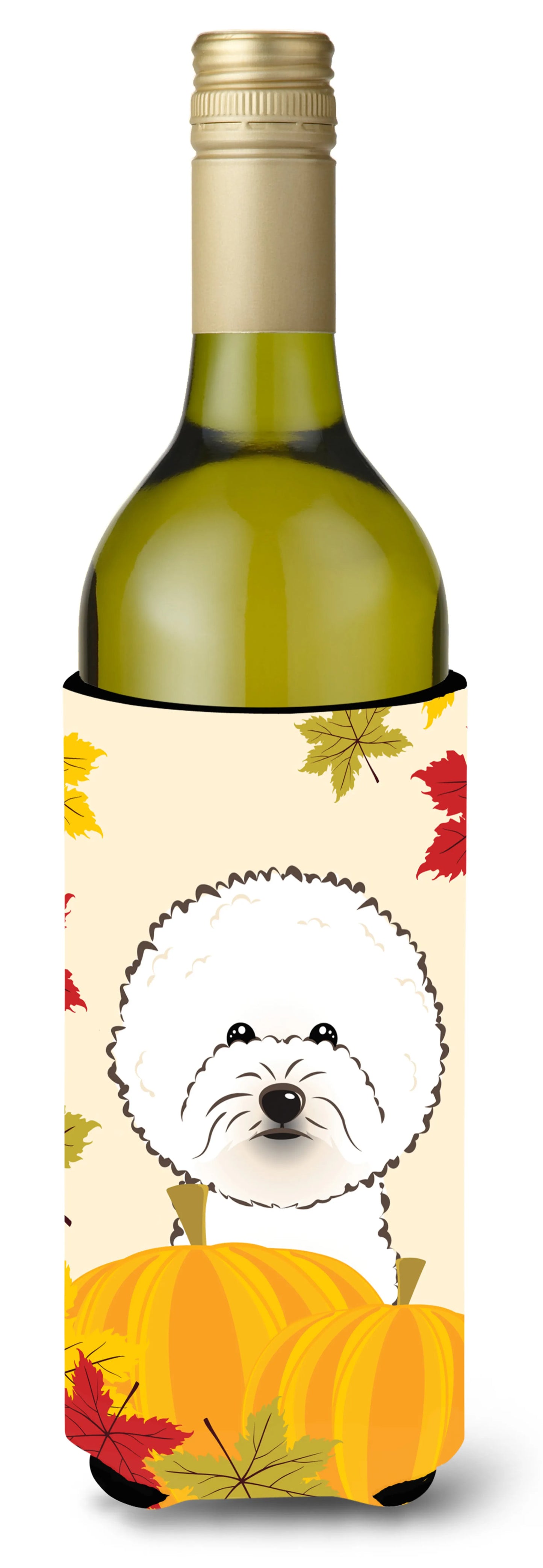 Thanksgiving Dog Design Wine Bottle Hugger