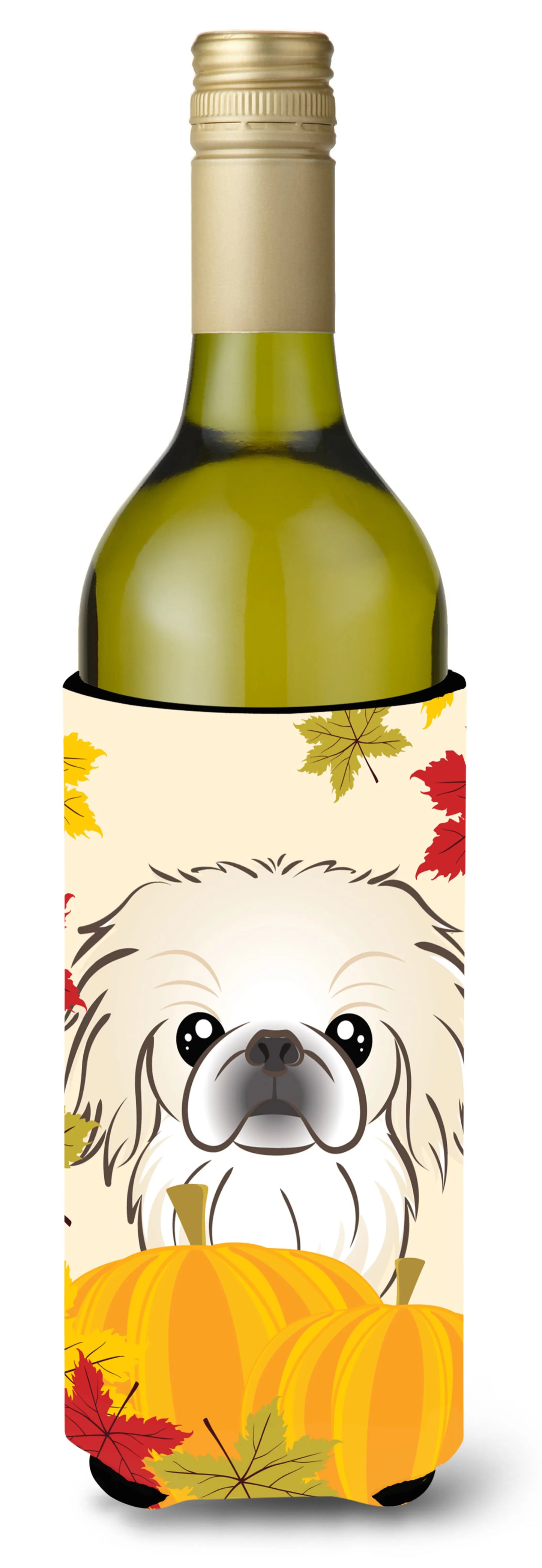 Thanksgiving Dog Design Wine Bottle Hugger