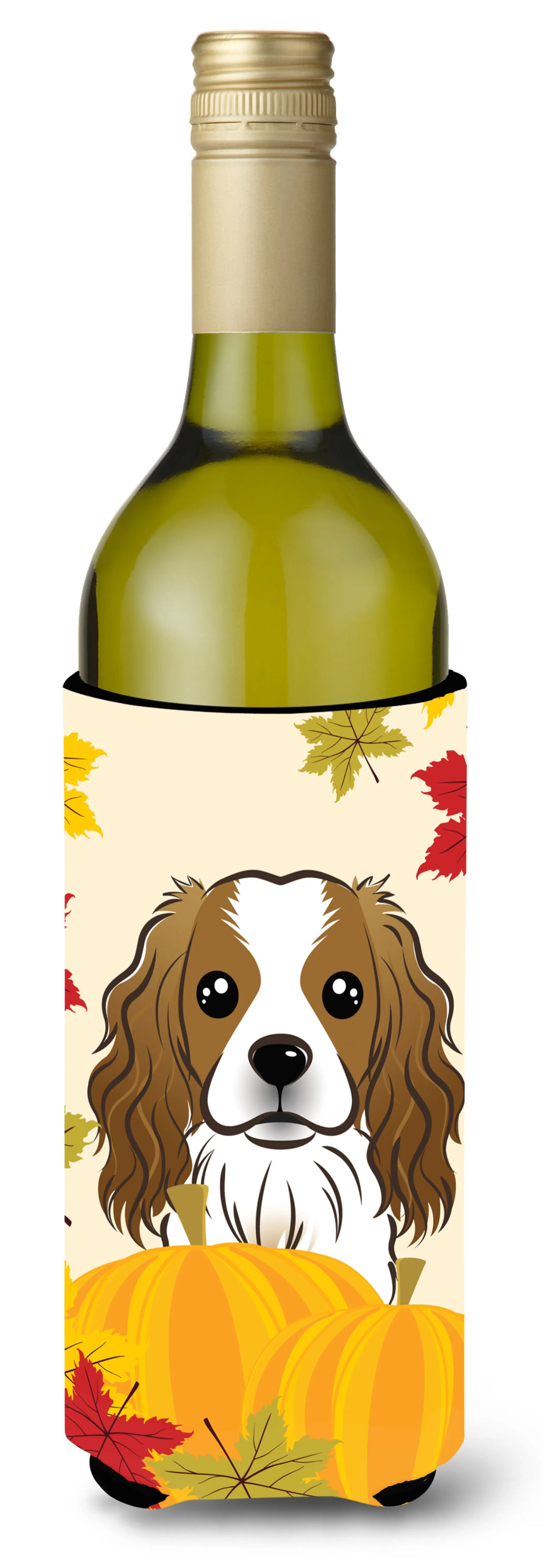 Thanksgiving Dog Design Wine Bottle Hugger