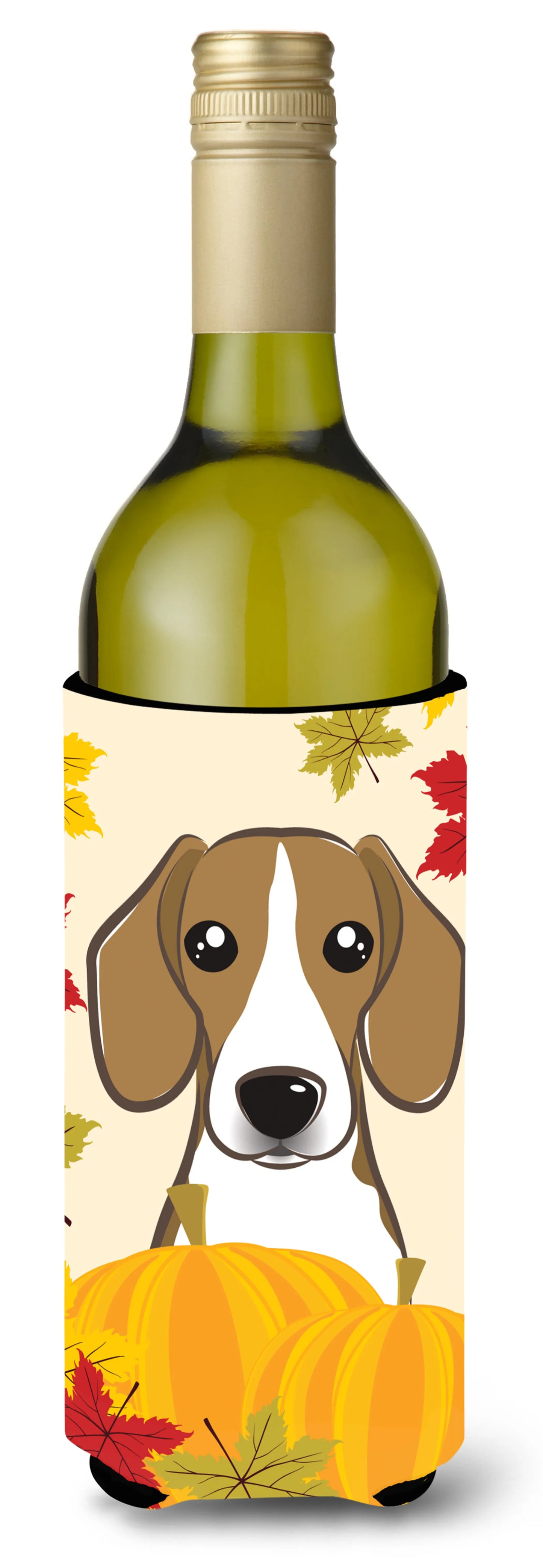 Thanksgiving Dog Design Wine Bottle Hugger